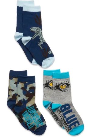 Jurassic World Socks Sukat Blue