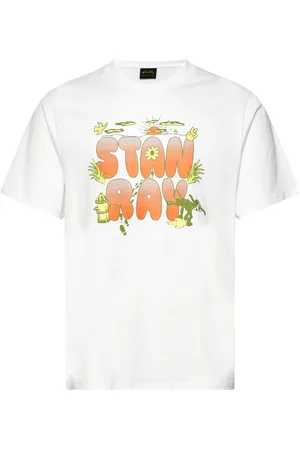 Stan Ray Double Bubble Tee Designers T-shirts Short-sleeved White