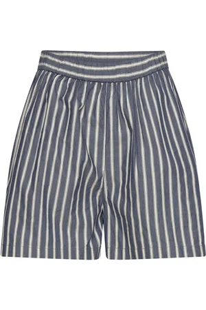 Stella Nova Striped Shorts Bottoms Shorts Casual Shorts Blue