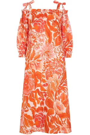 Dea Kudibal Belitadea Ns Polvipituinen Mekko Orange
