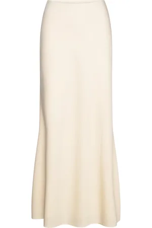 Marville Road Ally Long Skirt Pitkä Hame Cream