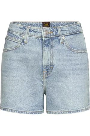 Lee Carol Short Bottoms Shorts Denim Shorts Blue