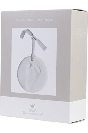 BAMBAM Ler Fod/Håndaftrykshænger Baby & Maternity White