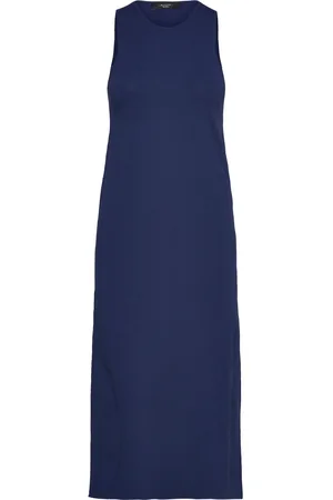 Max Mara Astoria Designers Maxi Dress Navy