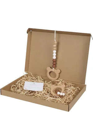 BAMBAM Miljøvenlig Gaveæske - Legetid Gift Sets Beige
