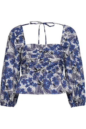 Max Mara Palpiti Designers Blouses Long-sleeved Blue