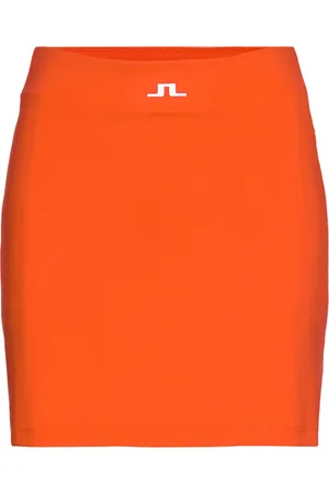 J Lindeberg Raphaela Mid Skirt Lyhyt Hame Orange