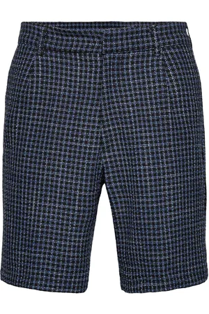Edwin Bazz Short - Blue / Black Designers Shorts Casual Navy