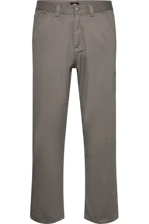 Edwin Delta Work Pant - Brushed Nickel Designers Trousers Casual Brown