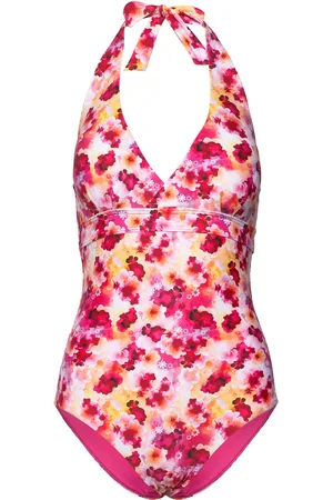 Abecita Haiti Halterneck Swimsuit Uimapuku Uima-asut Pink