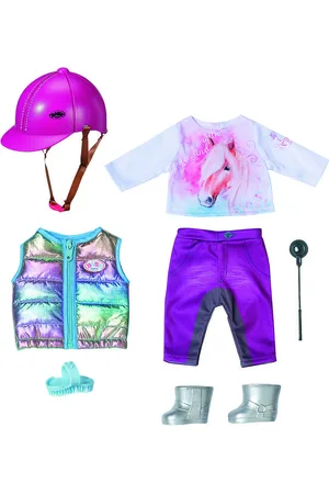 Baby Born Deluxe Riding Outfit 43Cm Toys Dolls & Accessories Doll Clothes Multi/patterned