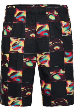 Edwin Saike Check Short - Multicolor Designers Shorts Casual Black