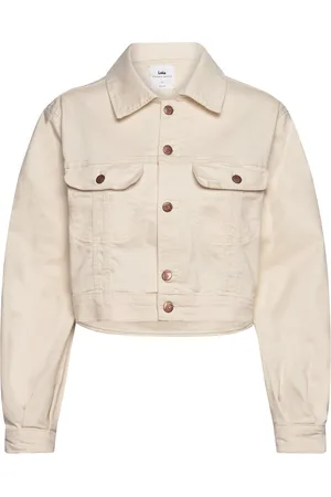 Lois Plaza Megalia Crudo Farkkutakki Denimtakki Cream