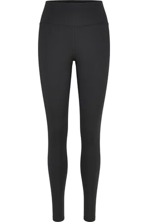 GIRLFRIEND COLLECTIVE Rib High-Rise Legging, Long Bottoms Running-training Tights Black