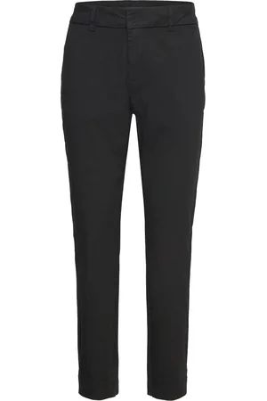 Kaffe Kamette Pants Bottoms Trousers Slim Fit Trousers Black