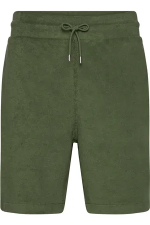 GANT Terry Shorts Bottoms Shorts Casual Khaki Green