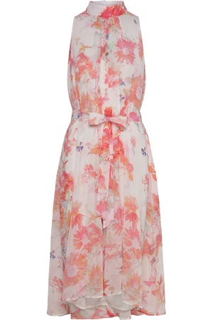 ESPRIT Dresses Light Woven Polvipituinen Mekko Pink