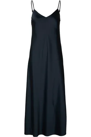 SELECTED Slftalia-Lena Sl Slip Dress B Maksimekko Juhlamekko Navy
