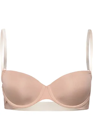 Hunkemöller Transparant Back Pd Lingerie Bras & Tops Padded Bras Beige