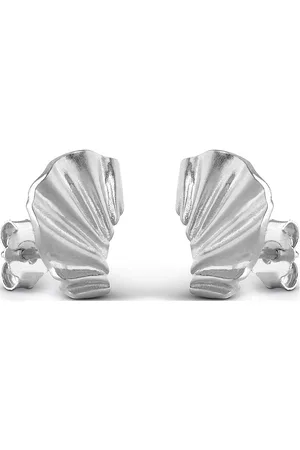 Enamel Mini Wave Earring Accessories Jewellery Earrings Studs Silver