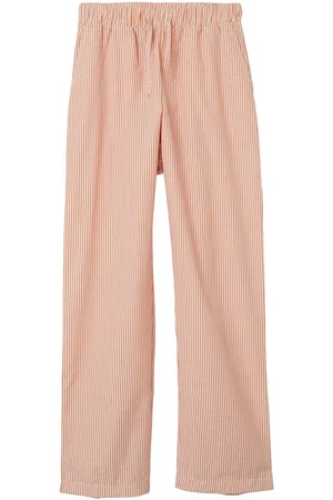 LMTD Nlfkilucca Poplin Pant Bottoms Trousers Pink