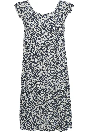 Ichi Ihmarrakech Aop Dr16 Lyhyt Mekko Navy