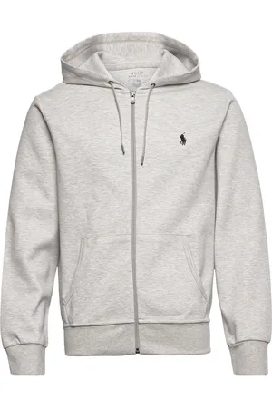 Ralph Lauren 30/1 Double Knt Cvc-Lsl-Knt Tops Sweat-shirts & Hoodies Hoodies Grey