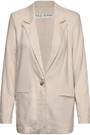 Pulz jeans Pzluca Blazer Blazers Single Breasted Blazers Beige
