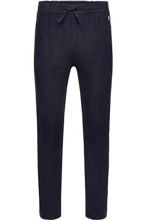 Armor.lux Trousers Héritage Bottoms Trousers Linen Trousers Navy