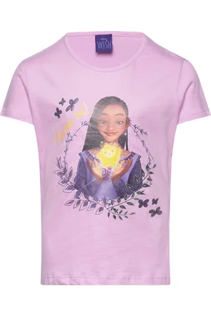 Princesses Tshirt Tops T-shirts Short-sleeved Purple