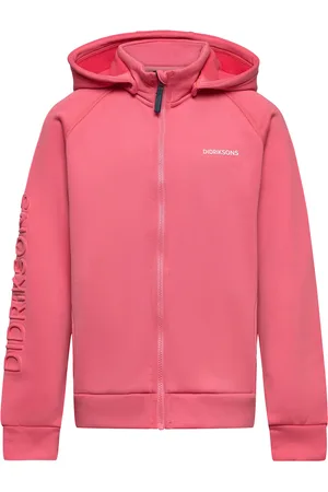 Didriksons Corin Kids Fullzip 7 Outerwear Fleece Outerwear Fleece Jackets Pink