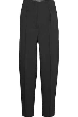 Fiveunits Haileyfv Bottoms Trousers Straight Leg Black
