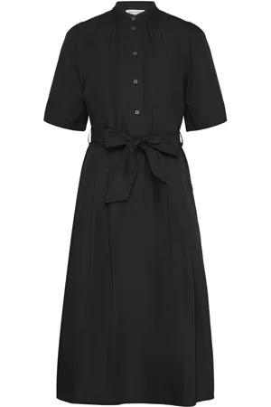 Marc O’ Polo Woven Dresses Polvipituinen Mekko Black
