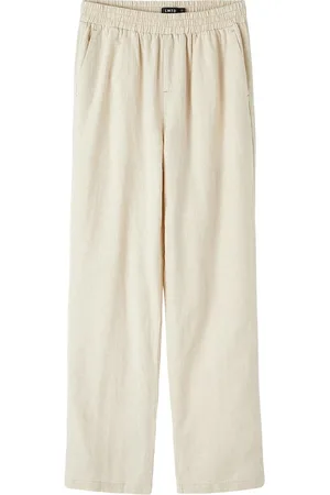 LMTD Nlnhill Reg Pant Noos Bottoms Trousers Cream