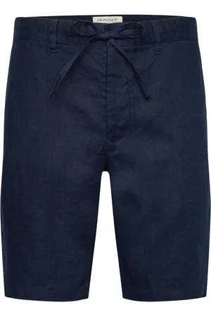 GANT Relaxed Linen Ds Shorts Bottoms Shorts Casual Blue