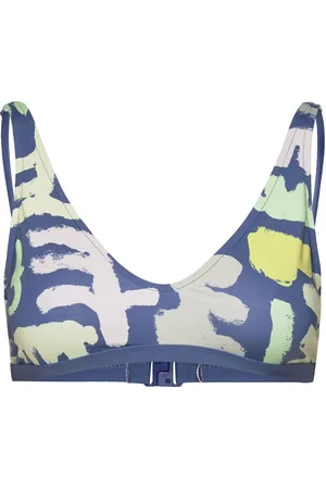 Bobo Choses Carnival Print Top Bikini Swimwear Bikinis Bikini Tops Triangle Bikinitops Blue