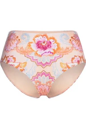 Seafolly Spring Festival High Waisted Pant Swimwear Bikinis Bikini Bottoms High Waist Bikinis Multi/patterned