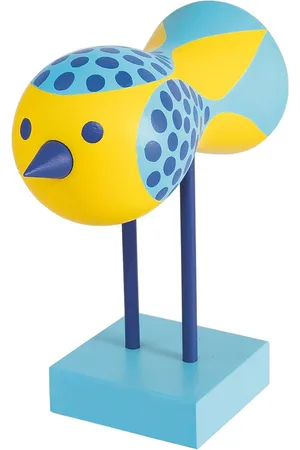 Design House Stockholm Birds 1967 No.5 Home Decoration Decorative Accessories-details Wooden Figures Yellow