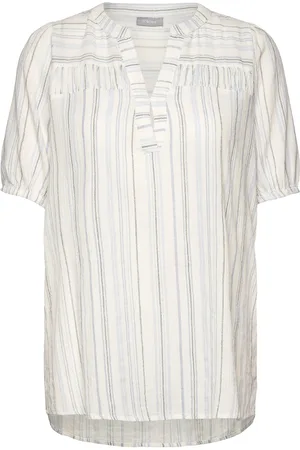 FRANSA Frnadu Bl 1 Tops Blouses Short-sleeved Blue