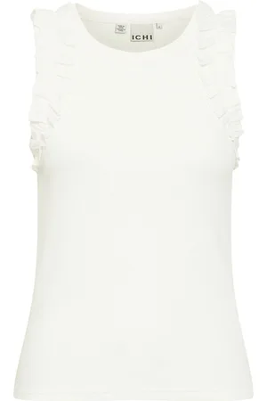 Ichi Ihpaityn To Tops T-shirts & Tops Sleeveless White