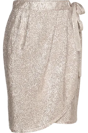Ida Sjöstedt 280 Frankie Skirt Lyhyt Hame Gold