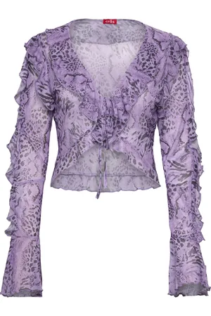 Crās Charmcras Blouse Tops Blouses Long-sleeved Purple