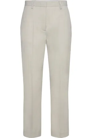 DAY Birger et Mikkelsen Classic Lady - Classic Wool Blend Bottoms Trousers Straight Leg Grey