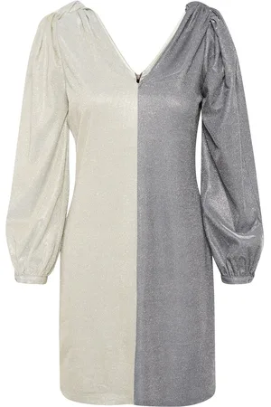 Karen by Simonsen Orianekb Dress Lyhyt Mekko Silver