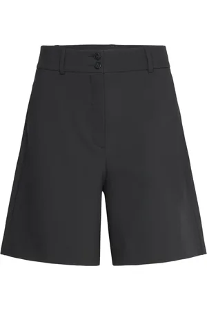 Fiveunits Laurafv Midi Shorts Bottoms Shorts Bermudas Black