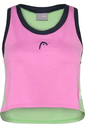 Head Play Crop Top Women Sport Crop Tops Sleeveless Crop Tops Pink