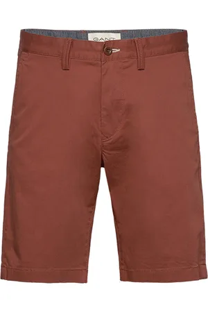 GANT Slim Twill Shorts Bottoms Shorts Chinos Shorts Brown