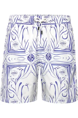 Nikben Nb Porcelin Swimtrunks White Designers Shorts White