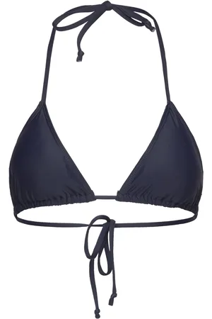 Rosemunde Triangle Bikini Top Swimwear Bikinis Bikini Tops Triangle Bikinitops Blue