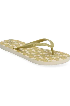 Billabong Dama Sport Summer Shoes Sandals Flip Flops Green